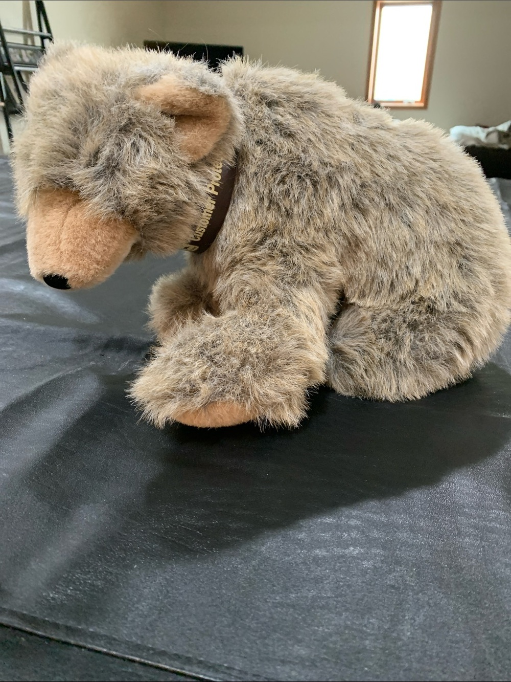 John Deere Brown and Tan Plush Bear with Branded Collar